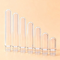 Préformes PET en gros d'usine, couleurs personnalisées pour bouteilles cosmétiques, 4.5g/8.2g/9.5g/10.5g/12.5g/20g/30g, col de 20mm