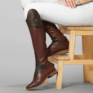 <span class=keywords><strong>Stivali</strong></span> equestri da donna di moda personalizzati in fabbrica scarpe alte al ginocchio <span class=keywords><strong>stivali</strong></span> da <span class=keywords><strong>equitazione</strong></span> Vintage - Product Image 2