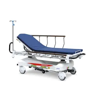 Chariot patient à une manivelle pour hôpital