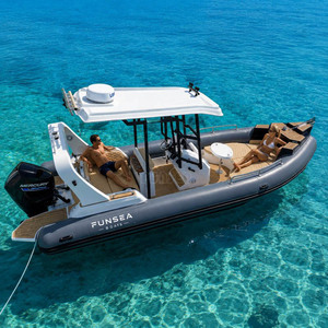 <span class=keywords><strong>Bateau</strong></span> semi-rigide en fibre de verre de 7,6 m de qualité supérieure avec T-TOP, tubes Hypalon, <span class=keywords><strong>bateau</strong></span> <span class=keywords><strong>pneumatique</strong></span> rigide rapide pour les loisirs RIB760 avec/sans <span class=keywords><strong>moteur</strong></span> - Product Image 3