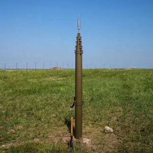 Cần Thu Lôi Điều Khiển Từ Xa Bằng Điện 15M, Cần Ăng Ten Dạng Kính Thiên Văn Làm Bằng Hợp Kim Nhôm-magiê - Product Image 5