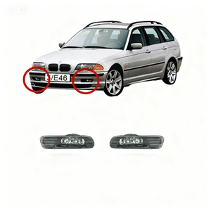 SINO Apto para <span class=keywords><strong>BMW</strong></span> Serie 3 <span class=keywords><strong>E46</strong></span> 98-04, Faros <span class=keywords><strong>Antiniebla</strong></span> 318 de Doble Puerta y Cuatro Puertas, Barra Delantera 320, Barra de Luz 325, Lámpara 328 - Product Image 1