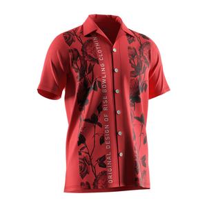 Camisas de Botones con Estampado de Diseño Deportivo, Manga Corta, Estilo Bowling, Camisas Casuales para Hombre - Product Image 3