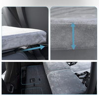 Matelas en mousse à mémoire de forme portable de taille double, gain de place, sac de rangement fourni, drap fourni, matelas de camping pour Tesla Model Y