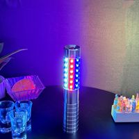 Tongkat Lampu LED Isi Ulang untuk Pesta Klub Malam, Tongkat Lampu Strobo LED untuk Botol Sampanye, Tongkat Lampu LED untuk Menari, Tongkat Lampu LED untuk Efek Kembang Api