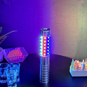 Bâton lumineux LED rechargeable pour fête en boîte <span class=keywords><strong>de</strong></span> nuit, bâton <span class=keywords><strong>de</strong></span> danse LED, bâton stroboscopique LED, bâton lumineux scintillant - Product Image 3