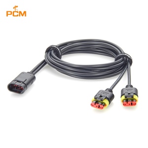 Cabo Distribuidor Y AMP SuperSeal 3 Vias TE 282105-1 para 282087-1 para Carro, Barco, Máquinas Agrícolas, Veículos e Luzes LED - Product Image 1
