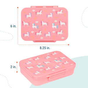 Boîte à lunch portable personnalisée pour enfants, ensemble de boîtes à lunch pour l'école, les tout-petits, en plastique, anti-fuite, boîtes à lunch bento pour enfants - Product Image 1