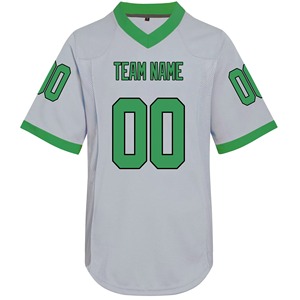 Gesublimeerd ademend snel drogend antibacterieel anti-UV plus size American football shirt met print voor heren training - Product Image 2