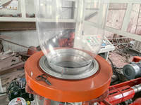 Machine de soufflage de film HDPE LDPE à tête rotative d'extrusion de vis unique à enroulement automatique à grande vitesse SJ60-1200H
