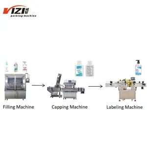 Máquina de enchimento de líquido, garrafa plástica automática, preço de fábrica, molho de tomate linear, linha de produção de enchimento, tampa