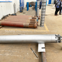 Pompe submersible électrique en acier inoxydable triphasée pour puits profonds, puissance totale de 10 ch, 15 ch, 30 ch, 35 ch, pompe à eau submersible