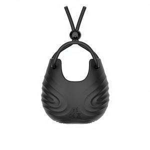 Anello Vibrante per Pene in Silicone Regolabile con Funzione Ritardante dell'Eiaculazione, Ricaricabile USB e 100% Impermeabile - Product Image 1