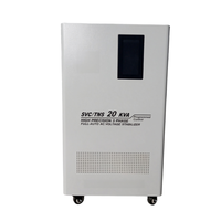 Régulateur de tension automatique triphasé 15 kVA 380 V en cuivre avec protection contre les surtensions, alimentation haute efficacité
