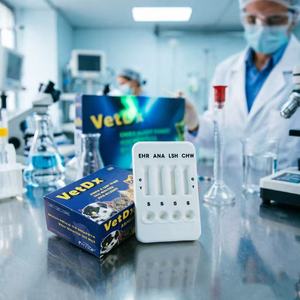 Kit de Pruebas Rápidas Veterinarias para Uso Doméstico, EHR/<span class=keywords><strong>ANA</strong></span>/LSH/CHW, para Gatos, Equipo de Diagnóstico Veterinario - Product Image 1