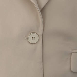 2025 Blazer caqui a medida <span class=keywords><strong>para</strong></span> mujer, ropa de trabajo de oficina sostenible ODM personalizada, Chaqueta de traje Formal de negocios de trabajo moderno <span class=keywords><strong>para</strong></span> mujer - Product Image 5