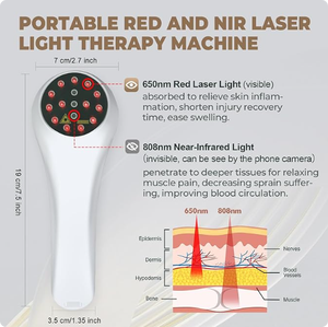Peralatan Terapi Fisik Intensitas Tinggi Mesin Terapi Laser Pereda Nyeri Laser Akupunktur Kelas 3B Fisioterapi untuk Hewan Peliharaan - Product Image 2