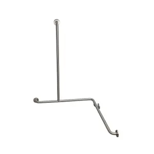 热卖转角淋浴扶手杆，带垂直 (右手)，适用于老年儿童和残疾人浴室安全扶手杆