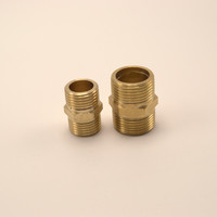 Raccords en laiton forgé de haute qualité avec filetages NPT/BSPT/BSPP, taille personnalisable, diamètre égal pour la plomberie de salle de bain
