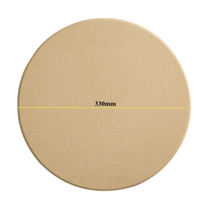 Ensemble de barbecue pierre à Pizza, meilleur four noir, pelage de petits cercles ronds et glacés carrés avec poêle Durable pour la cuisson - Product Image 3