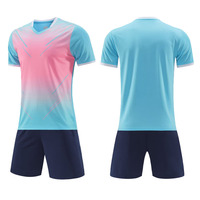 Maillot de football d'été Paris Sportswear, service OEM, respirant, séchage rapide, 100% polyester, coupe automatisée, ensemble uniforme