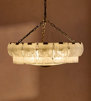 Lustre créatif en fer forgé, luminaire moderne pour plafond avec finition dorée, LED à intensité variable, lumière blanc chaud pour salon