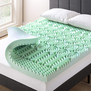 Green Tea Infused Fordable Memory Foam Mattress Topper Queen Soft Outdoor Mattress