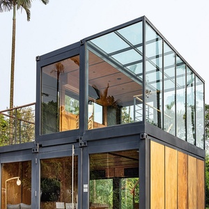Prefab nhà 2 câu chuyện <span class=keywords><strong>container</strong></span> nhà hiện đại <span class=keywords><strong>Modular</strong></span> có thể tháo rời <span class=keywords><strong>container</strong></span> Nhà Giá khách sạn sang trọng 2 3 phòng ngủ 20 40 feet biệt thự - Product Image 5