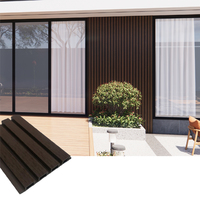Panneau mural rainuré en WPC pour extérieur, composite bois-plastique, étanche, grain de bois 3D, échantillon gratuit