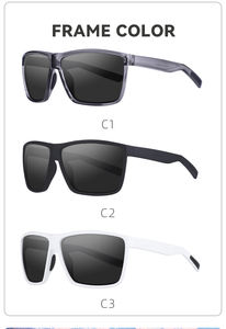 偏光Tr90 UV400ミラー防塵防風防塵カジュアル釣り用ゴルフサングラス男性用処方メガネ - Product Image 3