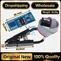 CH341A/B 24 25 Series EEPROM Flash BIOS USB Programmer Module + SOIC8 SOP8 Test Clip, for EEPROM 93CXX/25CXX/24CXX DIY Kit CH341