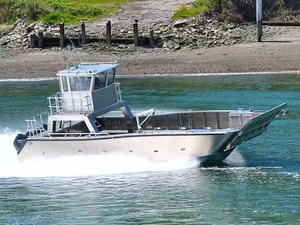 15m 50ft Aluminium 5083 péniche de débarquement soudée Cargo Barge Yacht de luxe pour le transport de marchandises - Product Image 6