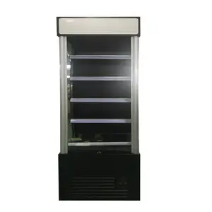 Lạnh Showcase Hiển Thị Tủ Lạnh Thương Mại Uống Rau Quả Mở Phía Trước Hiển Thị Cooler