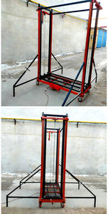 0.5T 2-10M cadre télescopique Mobile levage électrique plate-forme pliante électrique échafaudage ascenseur échafaudage - Product Image 6
