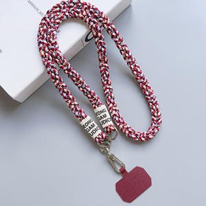Für alle iPhone Universal Strap Hosenträger Langes Seil Hanfseil Telefon Clip Telefon Strap Mix Farbe Nylon Seil Armband Anhänger - Product Image 4