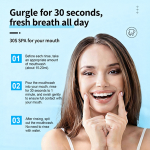 Marque Privée Personnalisée – Élimine les Odeurs Buccales – Haleine Fraîche Longue Durée – Extrait <span class=keywords><strong>de</strong></span> Thé Vert – Nettoyage Doux et Délicat – Blanchiment Quotidien des Dents - Product Image 5