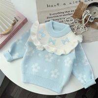 Odm personnalisé enfants pull tricoté Baseball nouveau-né bébé brodé gilet enfants vêtements tricotés