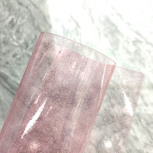 Bán buôn tùy chỉnh mềm <span class=keywords><strong>PVC</strong></span> long lanh cán phim độ ẩm bằng chứng cho Túi Giày bút chì trường hợp quần áo vật liệu - Product Image 1