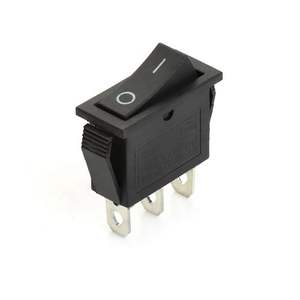 काले, लाल 16A 250V 20A 125V 30x13.5mm 30*13.5mm लाल घुमाव स्विच KCD3-101 पीसीबी माउंट घुमाव स्विच एफएफ घुमाव स्विच - Product Image 6