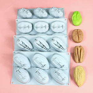 Molde de Silicona para Pastel de Pistacho y Nuez Pecana, Molde para Café, Almendras y Chocolate, Apto para Horno y Lavavajillas, 3D Personalizable - Product Image 4
