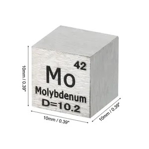 Yeemeida Molybdeen (Mo) 10x10x10mm Kubus 99,95% Zuiver Model Mo-1 10,3g voor Collectie of Experimenten - Product Image 2
