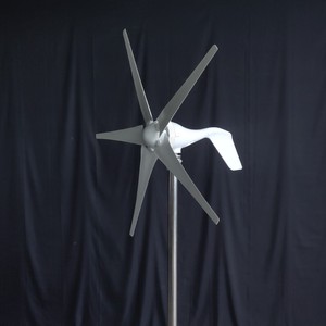 กังหันลมแบบแกนนอน S2 รุ่น 300W สำหรับติดตั้งบนหลังคาบ้าน ระบบผลิตพลังงานลมแรงต่ำ - Product Image 1