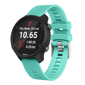 Bracelet de montre intelligente en silicone souple de remplacement Upro 20 mm à dégagement rapide pour Garmin Forerunner 245 - Product Image 3