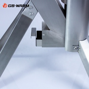 Stufa a <span class=keywords><strong>Pellet</strong></span> Senza Fumo in Acciaio Inox, Riscaldatore da Patio con Certificazione RoHS, Produzione OEM all'Ingrosso - Product Image 5