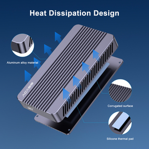 Enclosure Acasis USB4 40Gbps M2 NVMe Compatibile con USB 4.0 <span class=keywords><strong>3.2</strong></span> 3.1 3.0 in Alluminio, Confezione alla Moda, 8TB - Product Image 4