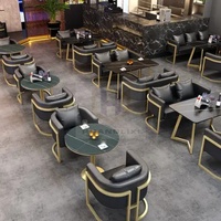 Meubles commerciaux pour restauration rapide, bar de discothèque, canapé promotionnel double face, tissu, hôtel, restaurant, stand