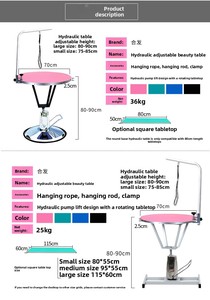 <span class=keywords><strong>Mesa</strong></span> de Peluquería Profesional para Mascotas, Ajustable, Hidráulica, para Perros y Gatos - Product Image 5