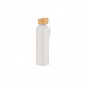 Nueva Llegada, Botellas de Agua Deportivas de Aluminio con Logotipo de Marca al por Mayor, con Tapa de Bambú y Asa, para Promociones, Precio de Fábrica - Product Image 4