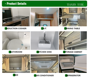 Sang trọng RV Expedition du lịch ngoài trời hardtop xe tải Camper cho Pick up sợi thủy tinh Pick-up trên bán - Product Image 4