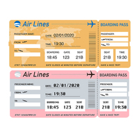 Imprimante de billets couleur complète, papier thermique, impression de cartes d'embarquement pour aéroport